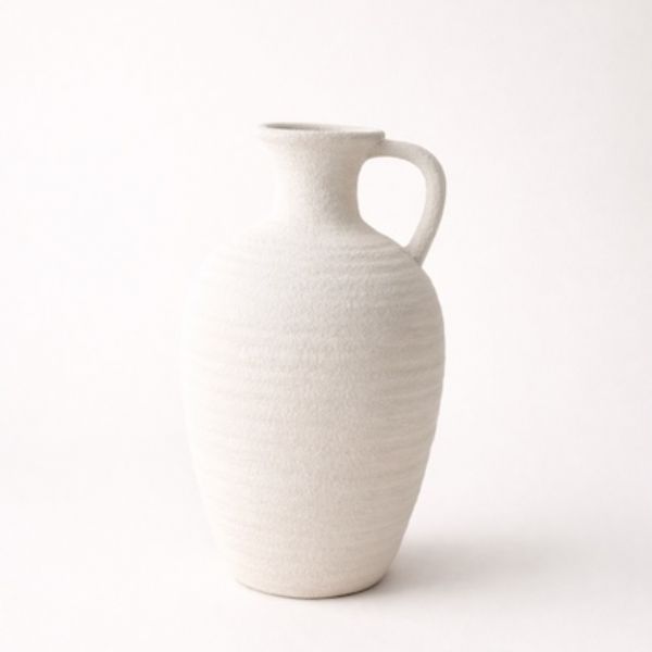 Dune Handle Jug Ceramic Vase 